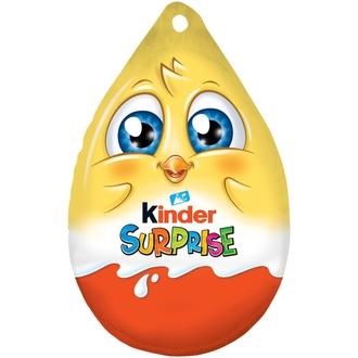 Kinder Surprise Hangable maitosuklaahahmo maitoisalla sisäpinnalla. sisältää lelun 20g Pääsiäinen