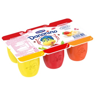 Danone Danonino mansikka-banaani-aprikoosi hedelmärahka 6x50g