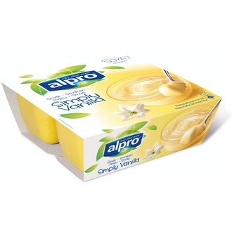 Alpro soijavanukas 4x125g vanilja