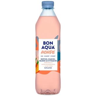 Bonaqua Hohde Persikka-Appelsiininkukka Hiilihapoton kivennäisvesi muovipullo 0,5 L