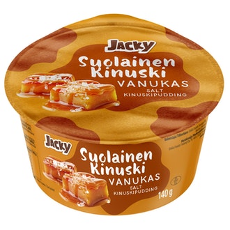 Jacky vanukas 140g suolainen kinuski