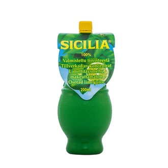 Sicilia Limettitäysmehu 200ml makeuttamaton