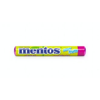 Mentos 37,5g sour fruits omena mansikka