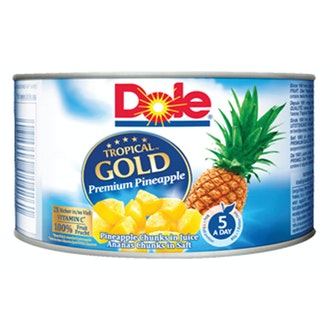 227/139g Dole Tropical Gold Ananas pikkupaloja ananasmehussa