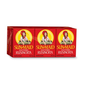 6x42,5g Sun-Maid Kivetön rusina 6-pack pikkurasioita