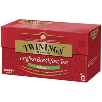 Twinings 25x2g English Breakfast luomu