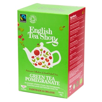 English Tea Shop luomu vihreä tee granaattiomena 20pss 40g