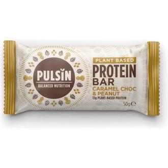 Pulsin Karamellisuklaa-Maapähkinä Proteiinipatukka 50G