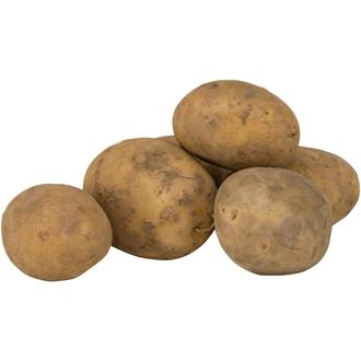 Kiinteä peruna harjattu