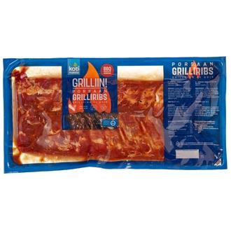Kotimaista grilliribs BBQ-marinoitu n. 1 kg