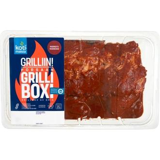 Kotimaista porsaan grilliboxi n. 850 g