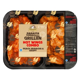 Kariniemen Kananpojan Combo Wings Peach Sriracha & Crispy n. 1,5 kg