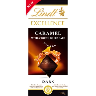 Lindt Excellence Karamelli ja merisuola tumma suklaalevy 100g