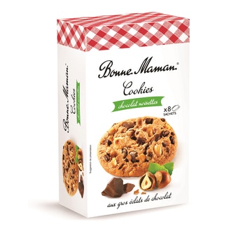 Bonne Maman cookies 225g suklaa hasselpähkinä
