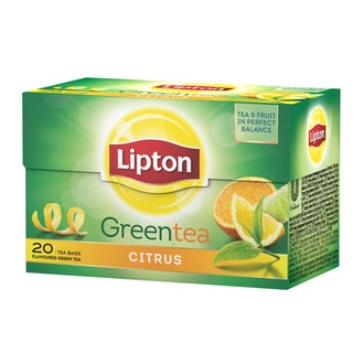 Lipton Clear Green Tea Citrus 20 teepussia Rainforest Alliance