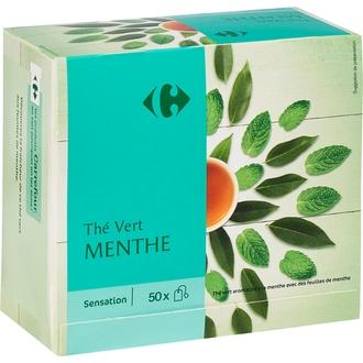 Carrefour minttu vihreä tee 50 pss