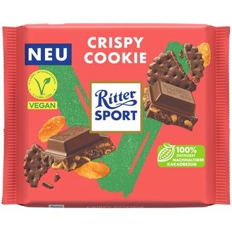 Ritter Sport Crispy Cookie Vegaanisuklaa 100g