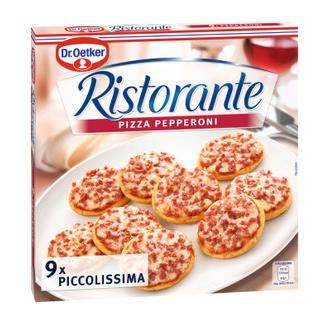 Dr. Oetker Ristorante Piccolissima Pepperoni Pakastepizza 216 G