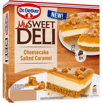 Dr. Oetker My Sweet Deli Cheesecake Salted Caramel pakastekakku 500 g