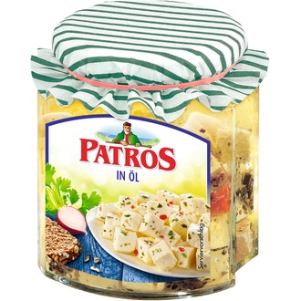 Patros kuutiot öljyssä 300g/150g