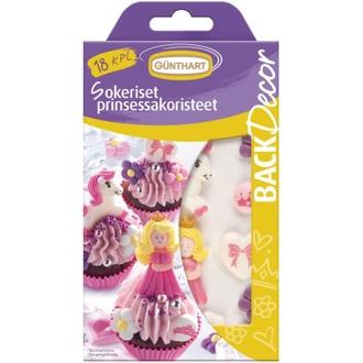 DECOR KAKUNKORISTE PRINSESSAT SOKERIA 17G