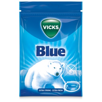 Vicks kurkkupastilli 72g blue extra strong