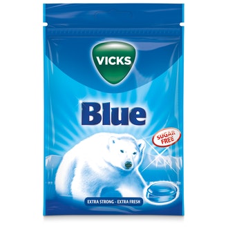Vicks kurkkupastilli 72g blue sokeriton