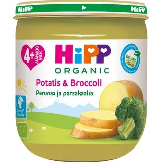 HiPP 125g Luomu Perunaa, Parsakaalia & Riisiä 4 kk