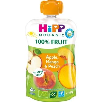 Hipp 100G Luomu Smoothie Persikkaa, Mangoa&Omenaa 4Kk