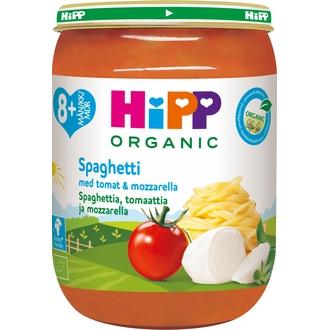 Hipp 190g Luomu Spagettia tomaatti-mozzarella kastikkeessa 8kk