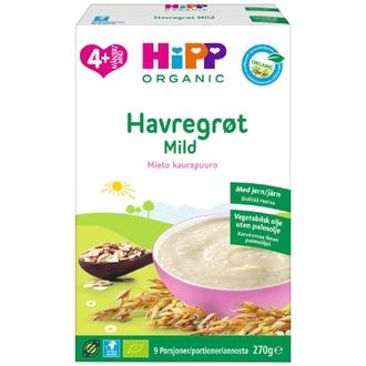 Hipp Luomu Mieto Kaurapuuro 4Kk, 8 Annosta 270G