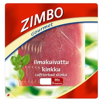 Zimbo gourmet ilmakuivattu kinkku 90g