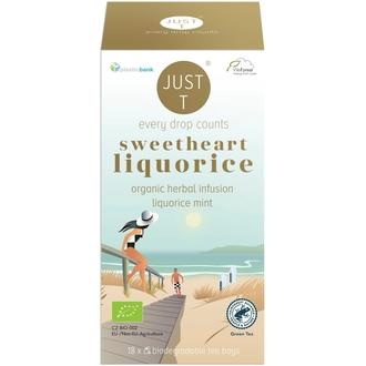 Just T 18x2g Sweetheart Liquorice luomu teesekoitus
