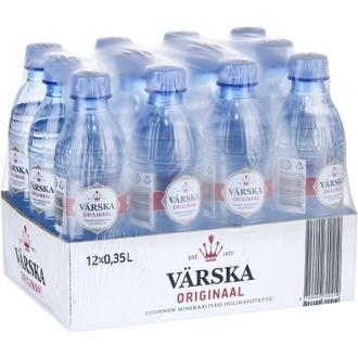 12xVärska Originaal luonnon mineraalivesi, hiilihapollinen 0,35L PACK PET