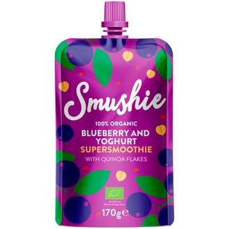Smushie luomu mustikka jogurtti kvinoa smoothie 170g