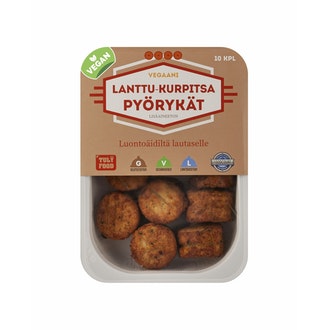 Sakesushi Vegaaniset Lanttu-kurpitsapyörykät 200g