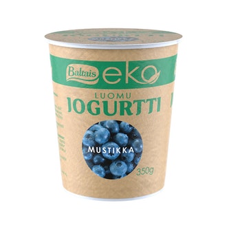 Baltais EKO jogurtti 350g mustikka luomu