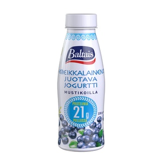 Baltais Greek juotava jogurtti 330g mustikka