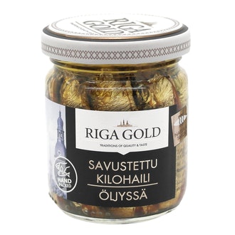 Riga gold savustettu kilohaili öljy 100g