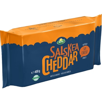 Arla Tolkuttomat Juustot Salskea cheddar juusto 400 g