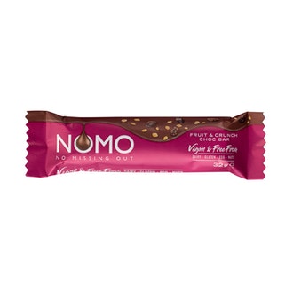 NoMo suklaapatukka 32g Fruit Crunch Vegan