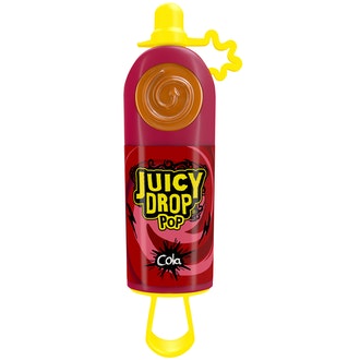 Topps Juicy Drop Pop tikkukaramelli nestemäisellä makuhyytelöllä 26g