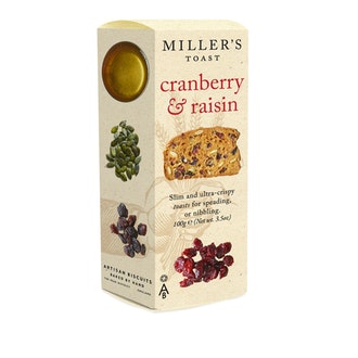 Miller\'s Toast Keksi Karpalo & Rusina 100g