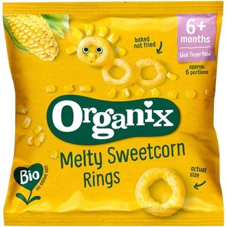 Organix 20G Luomu Maissirinkulat Alkaen 7 Kk, Lasten Naksut