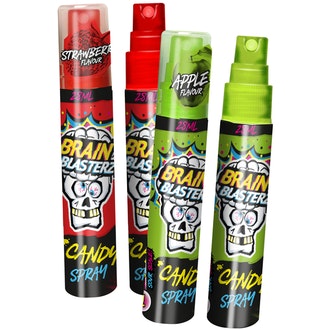 Brain Blasterz Sour spray kirpeä makeissuihke omenan ja  mansikan maku 28g