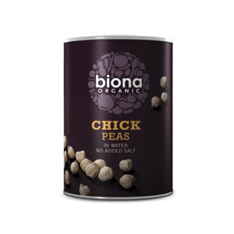 Biona kikherne vedessä 400g/240g luomu