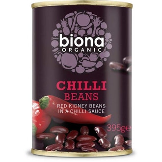 Biona punainen kidneypapu chilikastikkeessa 395g luomu