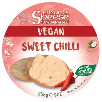 Creamy Sheese 255g kermainen makea chili maidoton vaihtoehto tuorejuustolle