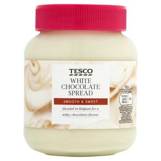 Tesco 400g White Chocolate Spread levite