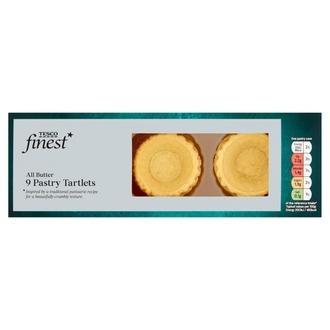 Tesco Finest 90G Täyttövalmiit Tartalettipohjat 9Kpl